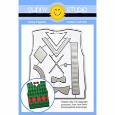 Sunny Studio Stamps - DIES / Sweater Vest