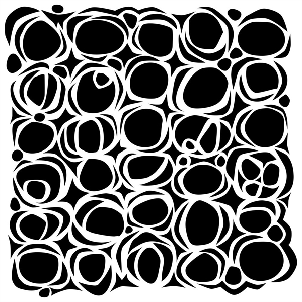 Crafter\'s Workshop Template 6x6" - Circles Nested