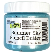 The Crafters Workshop Stencil Butter - Summer Sky