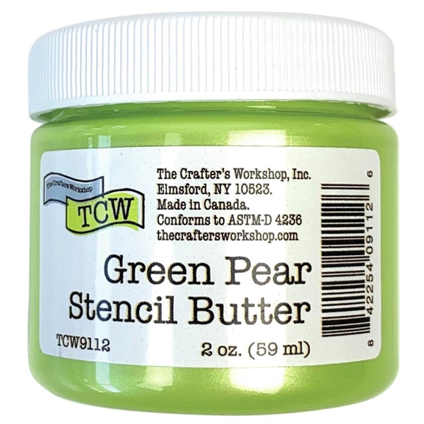 The Crafters Workshop Stencil Butter - Green Pear