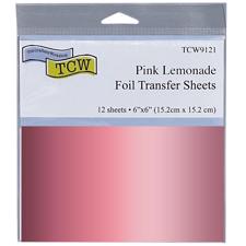 The Crafter's Workshop Foil Transfer Sheets - Pink Lemonade