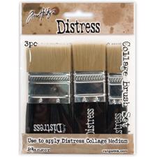 Tim Holtz Distress Collage Brushes - 3 Pack Assortment