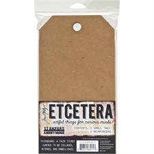Tim Holtz EtCetera Chipboard - Tags / Small