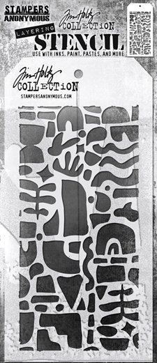 Tim Holtz Layered Stencil - Cutout Shapes 2