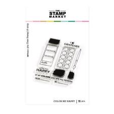 The Stamp Market Clear Stamp - Color Me Happy