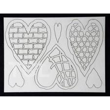 Tando Creative Chipboard - Textured Hearts