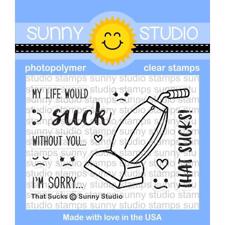 Sunny Studio Stamps - Clear Stamp / That Sucks