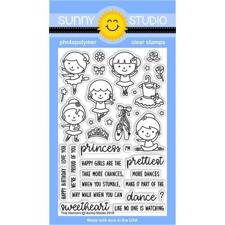 Sunny Studio Stamps - Clear Stamp / Tiny Dancers