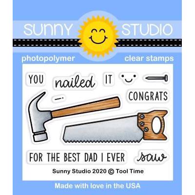 Sunny Studio Stamps - Clear Stamp / Tool Time