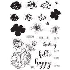 Gina K Design Clear Stamps - Tropical Blooms