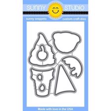 Sunny Studio Stamps - DIES / Two Scoops