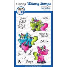 Whimsy Stamps Clear Stamp - Unicorn Magic