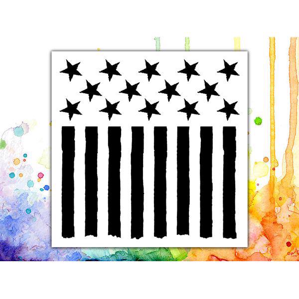 Visible Image Stencil - Stars and Stripes
