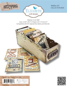 Elizabeth Crafts - ATC Collection Box (MDF)