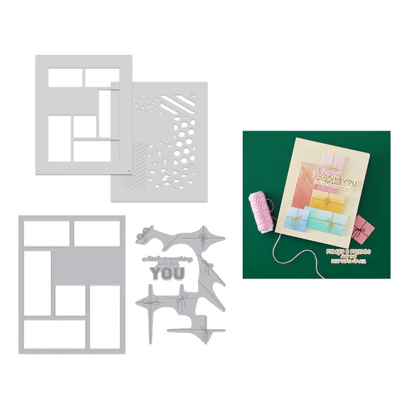 Hero Arts Letterpress + Foil & Cut & Stencil Bundle - Best Gift Ever