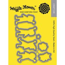 Waffle Flower Die - Hello