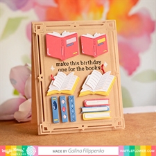 Waffle Flower Die - Layered Books