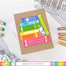 Waffle Flower Stencil - Classic Books