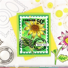 Waffle Flower Clear Stamp & Die Combo - Oversized Postage