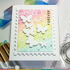 Waffle Flower Clear Stamp & Die Combo - Oversized Postage