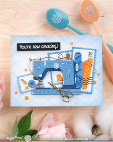 Waffle Flower Die - Sew Fun