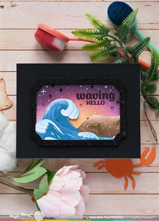 Waffle Flower Die-n-Stencil - Coastline