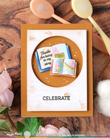 Waffle Flower Die - Open Book Trio