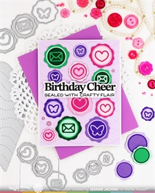 Waffle Flower Die - Wax Seal Trio