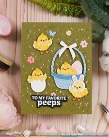 Waffle Flower Die - Postage Collage Egg Hunt Icons