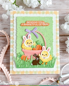 Waffle Flower Die - Postage Collage Egg Hunt Icons