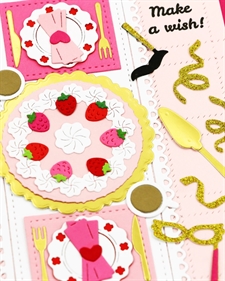 Waffle Flower Die - Table Add-On Cake