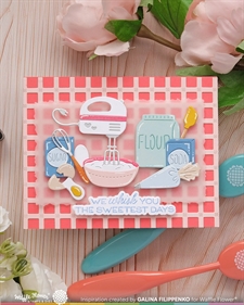 Waffle Flower Die - Baking Fun