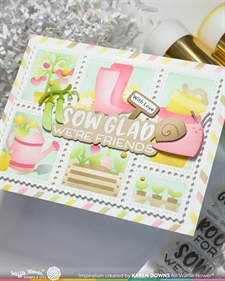 Waffle Flower Clear Stamp & Die Combo - Plant Marker