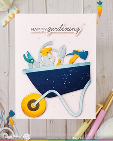 Waffle Flower Die - Postage Collage Gardening Add-Ons
