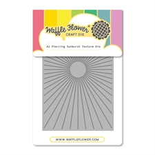 Waffle Flower Die - Piercing Sunburst Texture
