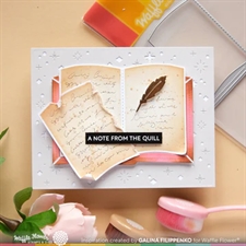 Waffle Flower Die - Open Book