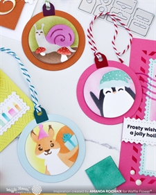 Waffle Flower Die - Tag Toppers