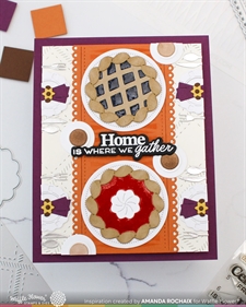 Waffle Flower Die - Table Add-On Pie