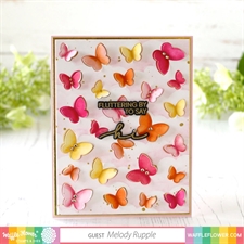 Waffle Flower Die - Pop-Up Butterflies Panel