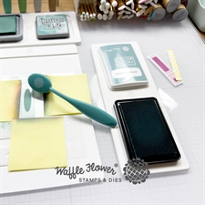 Waffle Flower - Silicone Inkpad Holder / Rectangle Inkpads