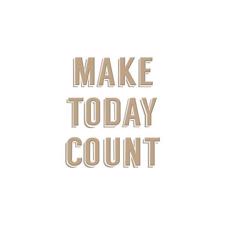 Spellbinders Hot Foil Plate - Make Today Count