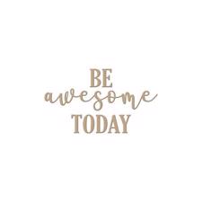 Spellbinders Hot Foil Plate - Be Awesome Today