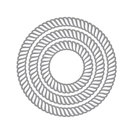 Spellbinders Die - Elegant Twist Circles