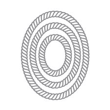 Spellbinders Die - Elegant Twist Ovals