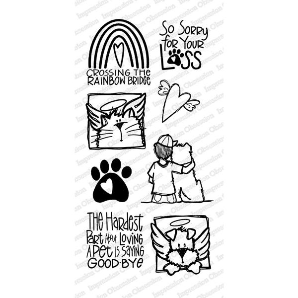 IO Stamps Clear Stamp - Pet Sympathy