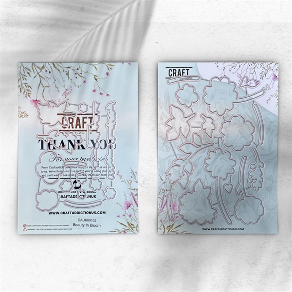 CraftAddictionUK Coordinating Die Set - Beauty in Bloom