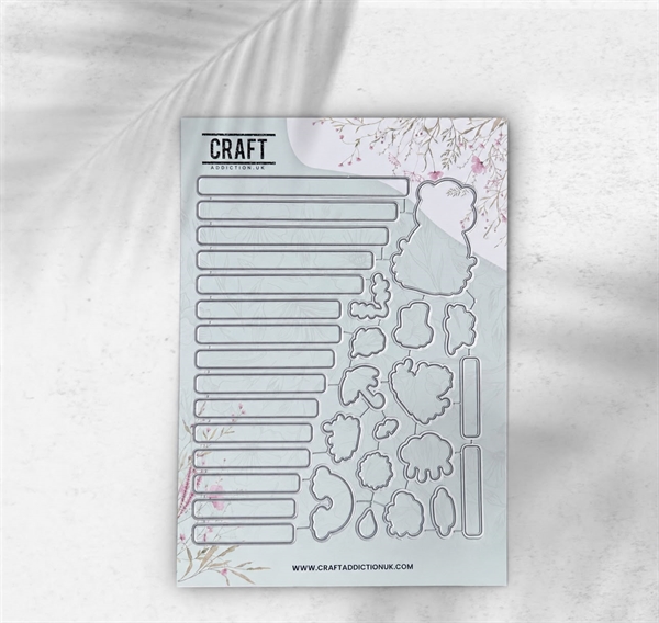 CraftAddictionUK Coordinating Die Set - Weathering it Toghether