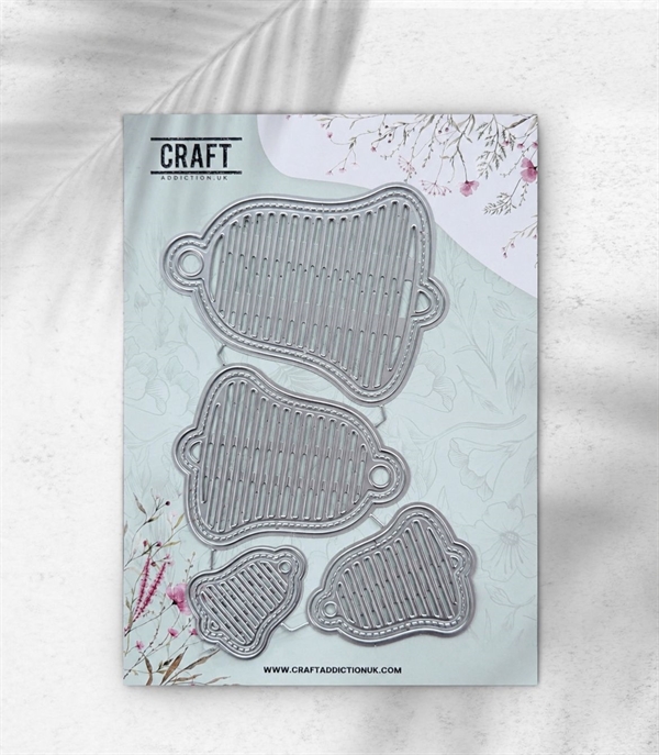 CraftAddictionUK Die - The Slatted Bell Collection