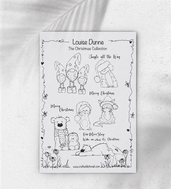 CraftAddictionUK Clear Stamp Set A5 - The Christmas Collection