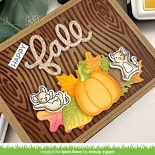 Lawn Fawn Clipping Stencil - Woodgrain